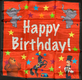Happy Birthday Silk Set: 18" B/W and 18" Color