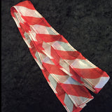 Red and White Thumb Tip Streamer
