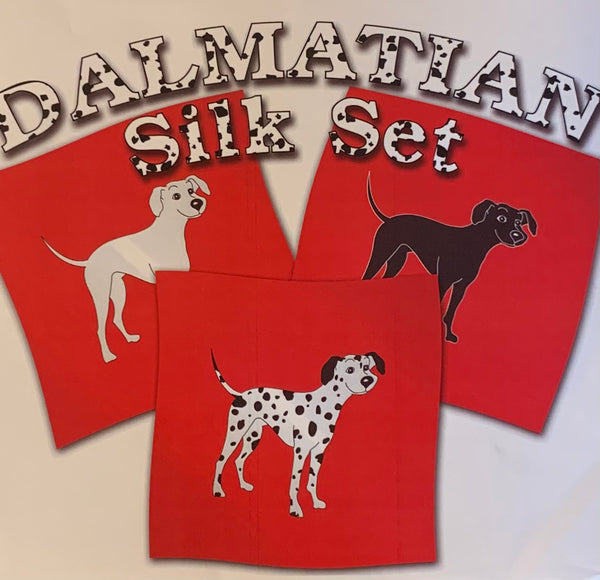 Dalmatian Silk Set -  With 2 Routine Ideas - NEW!