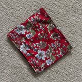 Multi-Change Rip Apart Bag, Red Floral - NEW!